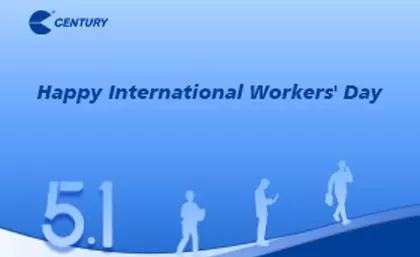 2024 Internat ionaler Arbeiter tag-Ankündigung des Mai-Feiertags des Jahrhunderts