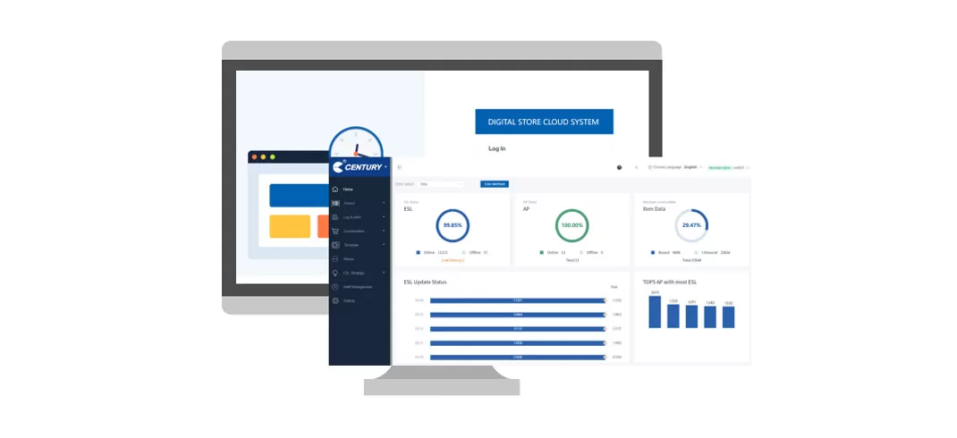 CENTURY ESL Cloud-Verwaltungs software